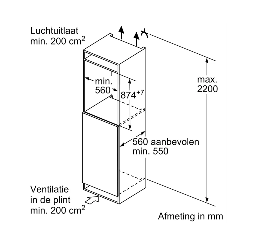 SIEMENS KI21R2FE1 IQ100 réfrigérateur sans surgélateur - 88cm