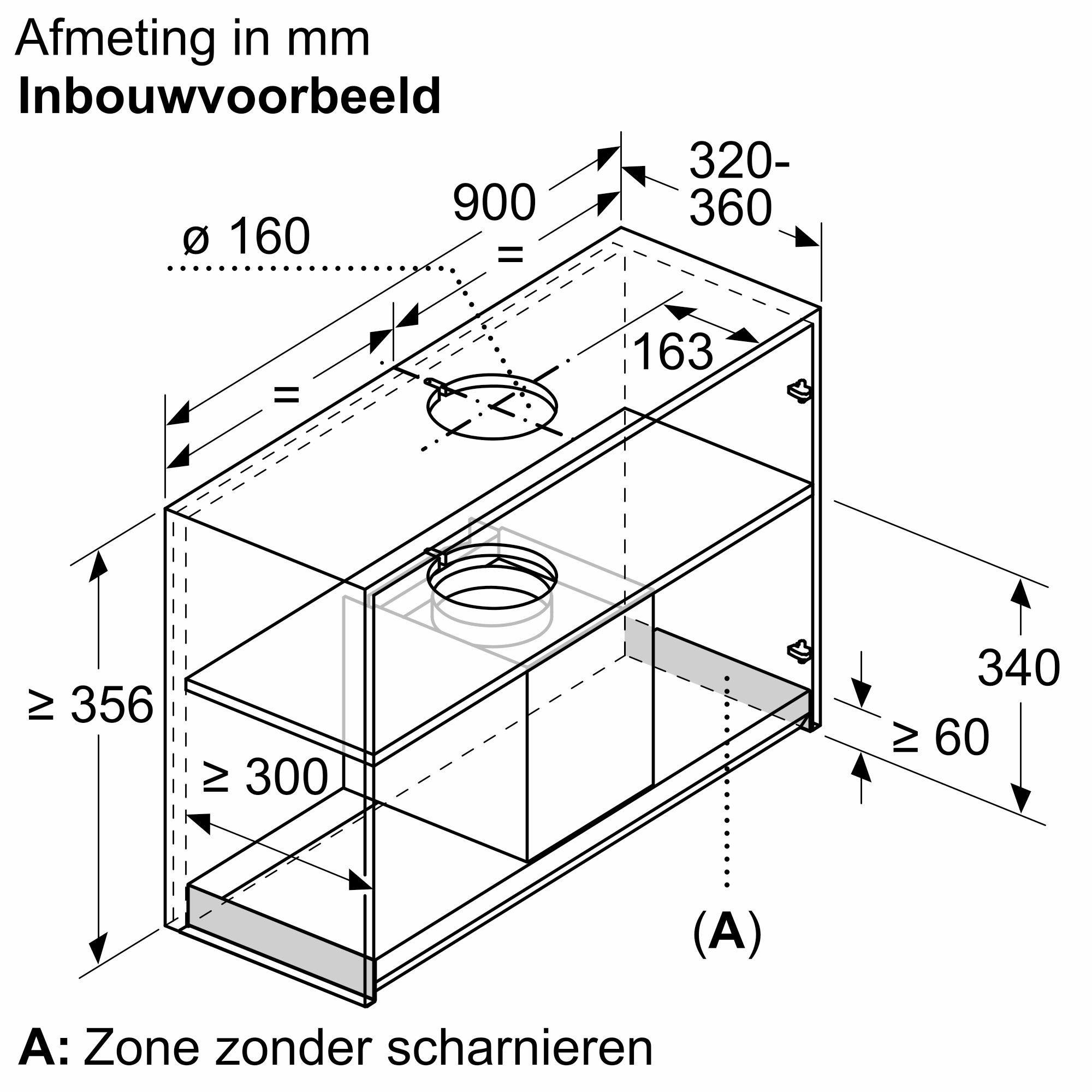 SIEMENS LJ97BAM60 IQ500 groupe d'extraction - 90cm