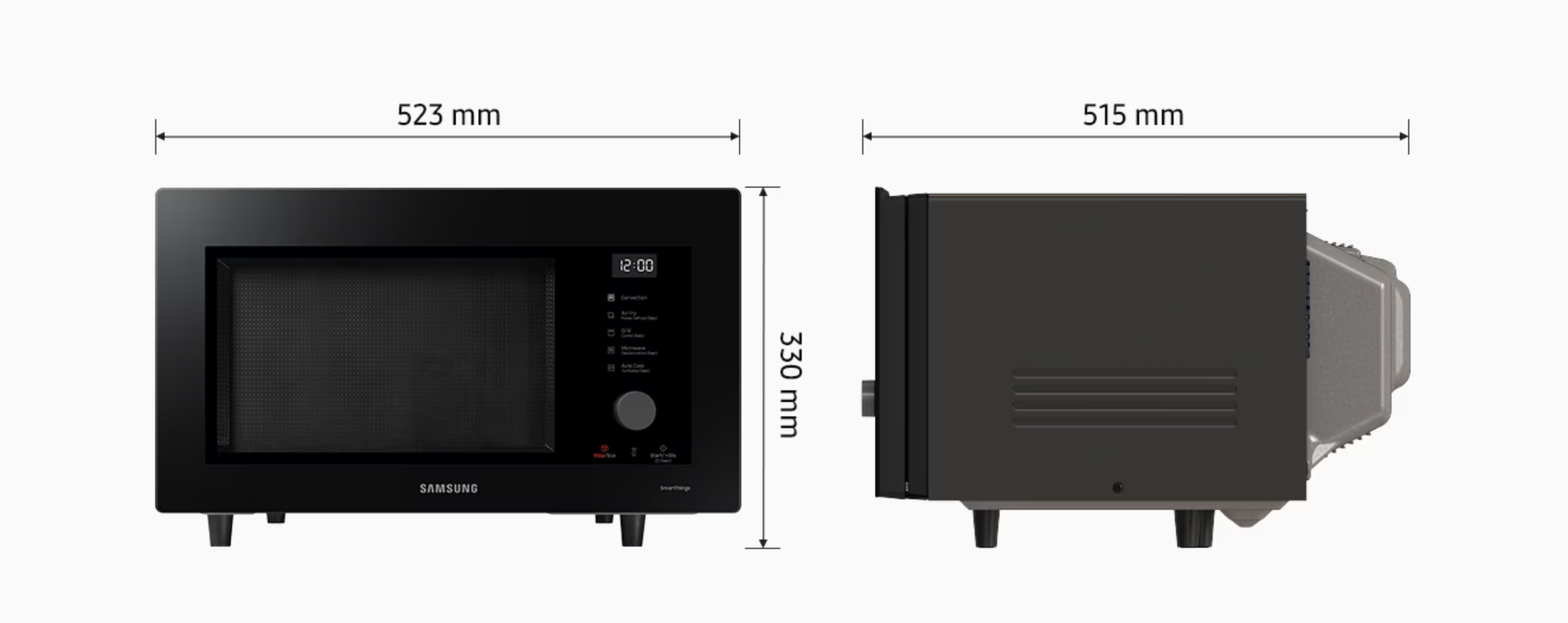 SAMSUNG MC32DB7746KCE1 four à micro-ondes pose-libre - combi - 33cm