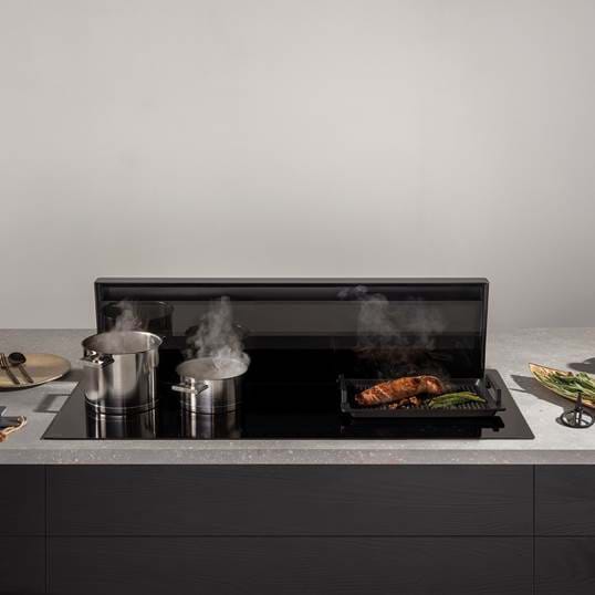NOVY 42110 table de cuisson avec hotte integrée - 120cm