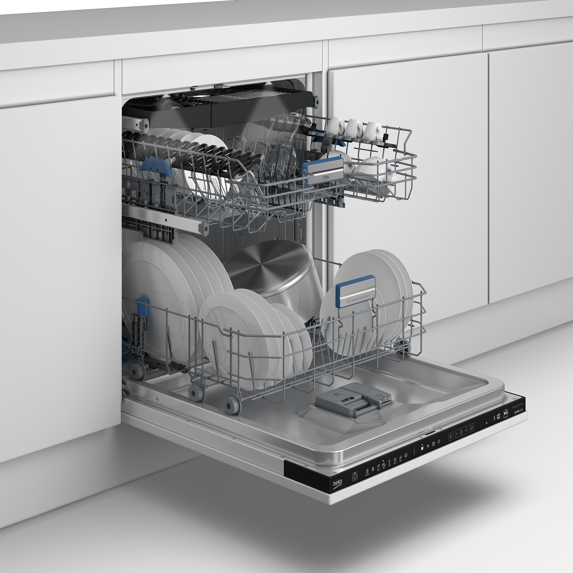 BEKO BDIN38650D lave-vaisselle entièrement intégrable