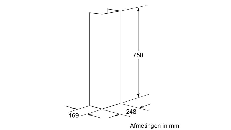 BOSCH DHZ1234 extension de cheminée