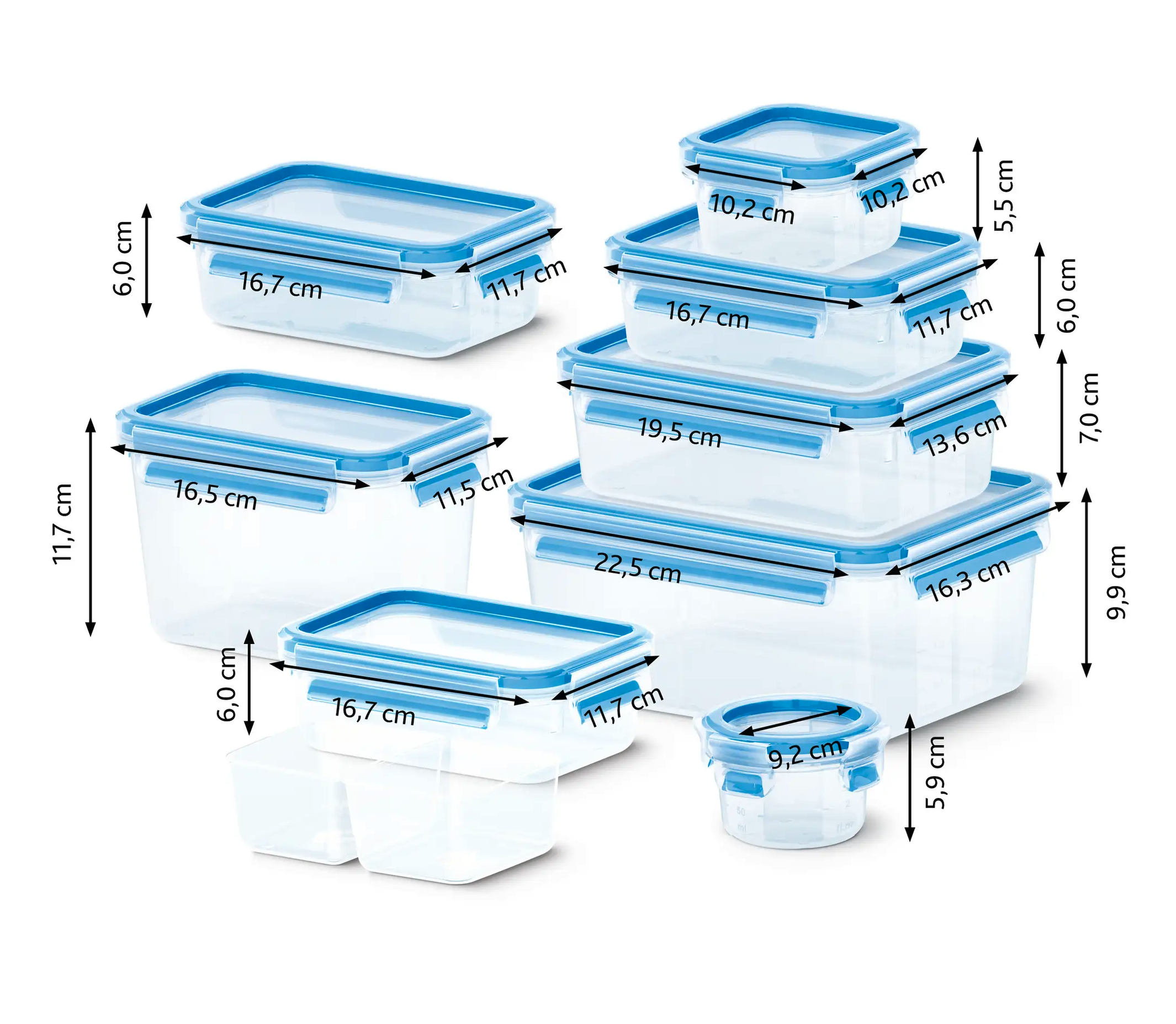 TEFAL N1031451 set de boîtes de conservation