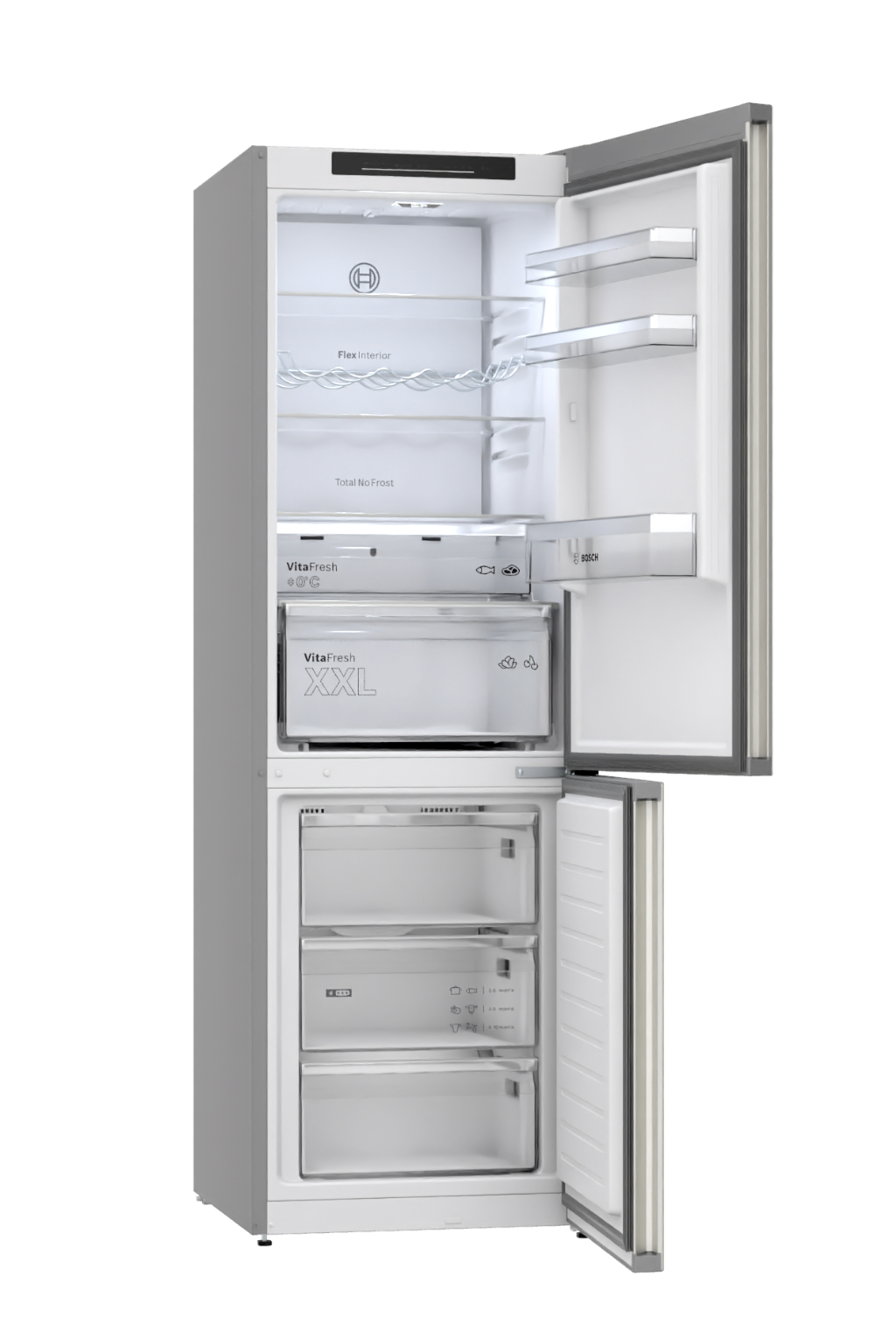 BOSCH KGN362LAF Series 4 combiné réfrigérateur-congélateur - 186cm