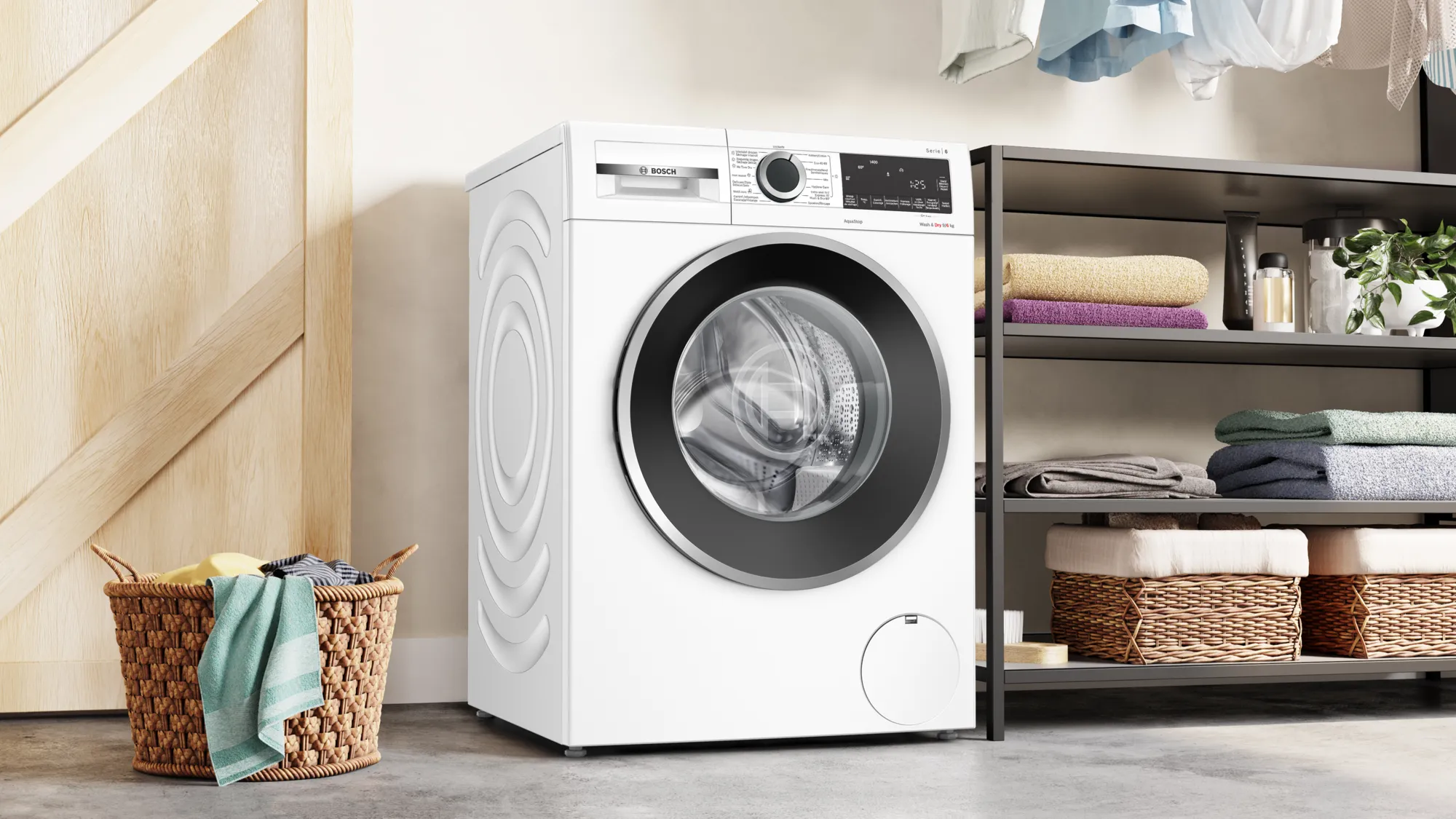 BOSCH WNG24406FG Serie 6 lave-linge séchant