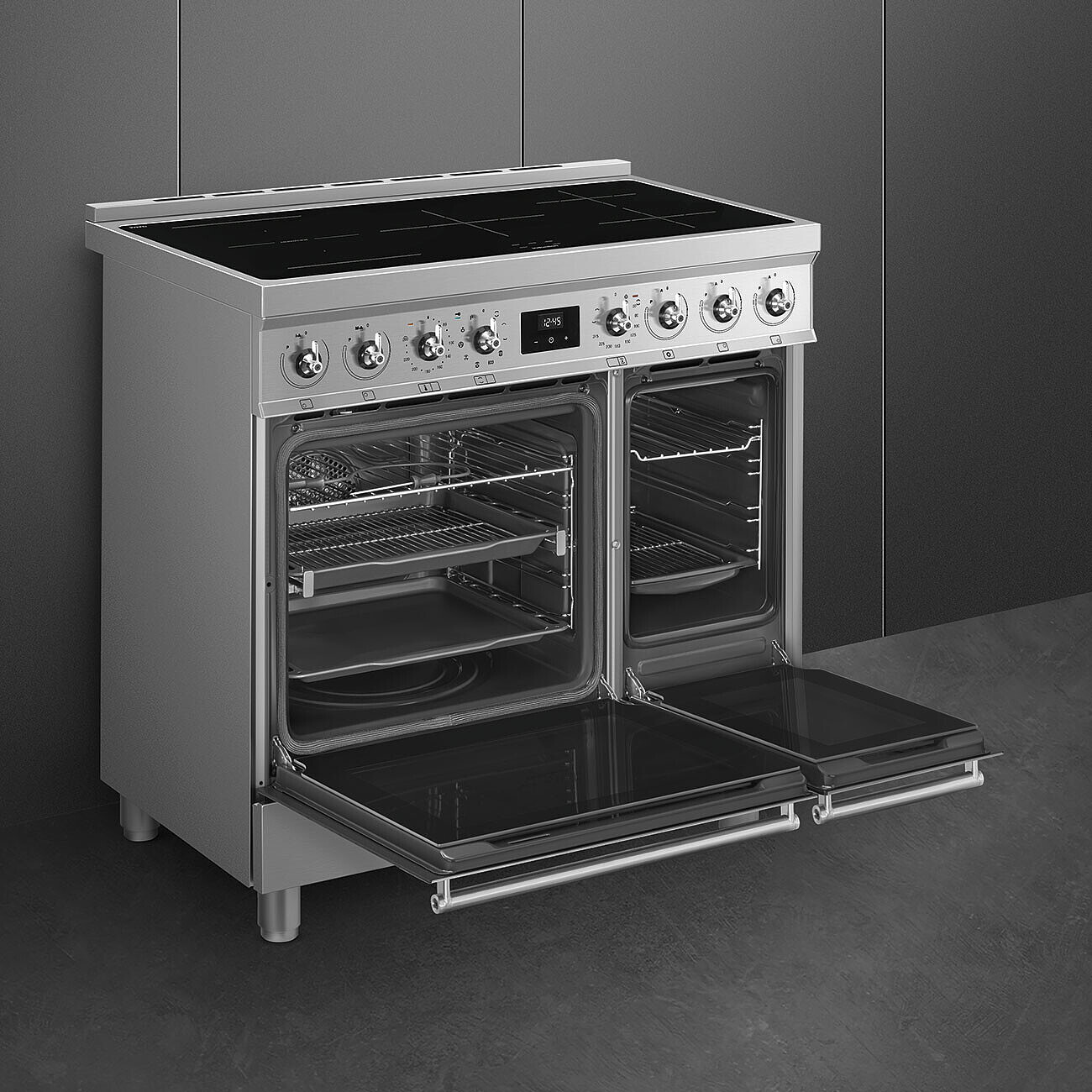 SMEG C92IPX2 cuisinière avec taque à induction - 90cm