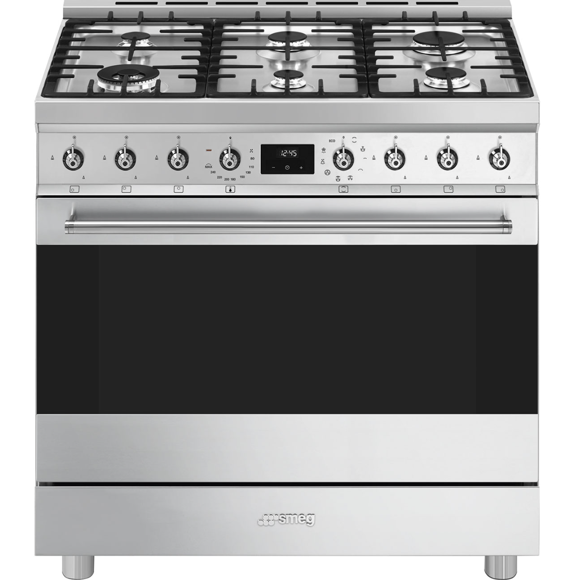 SMEG C9GMX2 cuisinière avec taque à gaz - 90cm