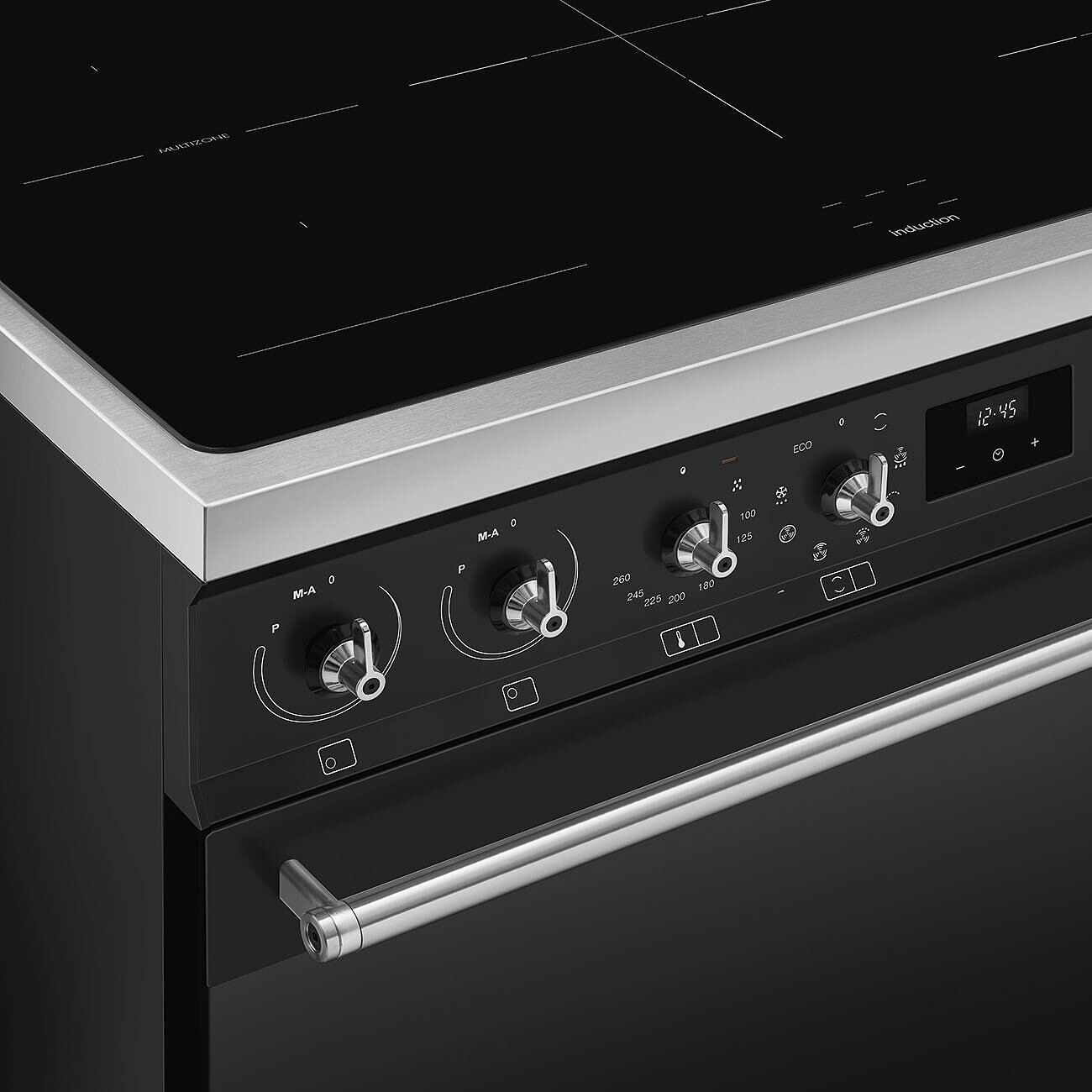 SMEG C92IMMB2 cuisinière avec taque à induction - 90cm