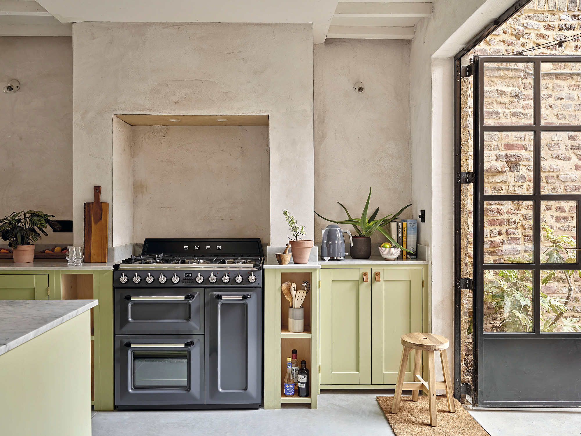 SMEG TR103GR cuisinière avec taque à gaz - 100cm