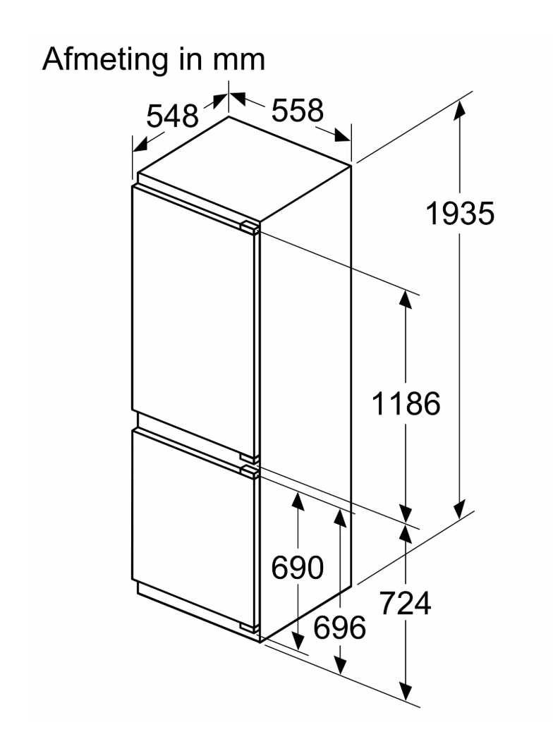 SIEMENS KI96NSDC0 combiné réfrigérateur-congélateur - 194cm