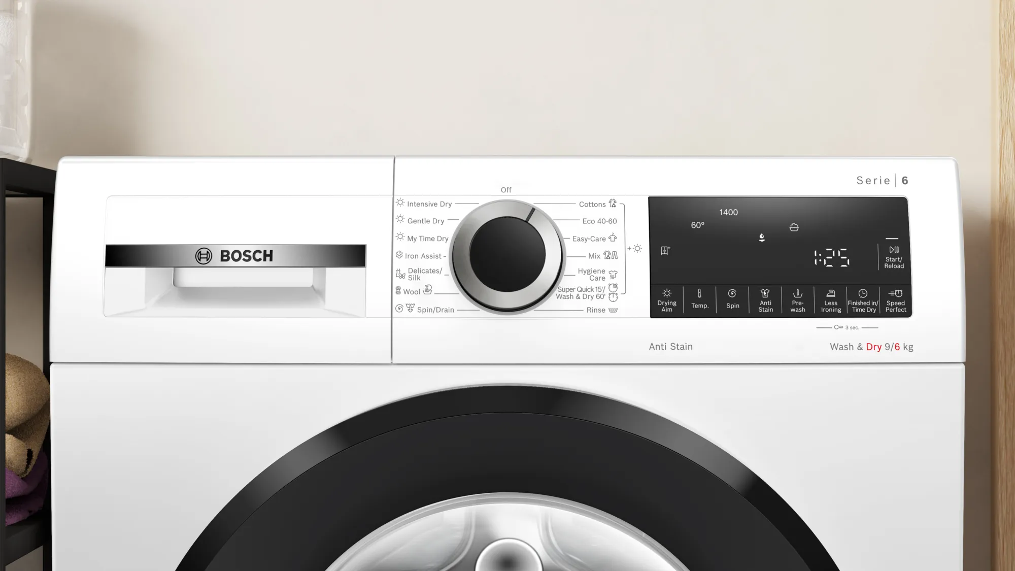 BOSCH WNG24401BY SERIE 6 lave-linge séchant