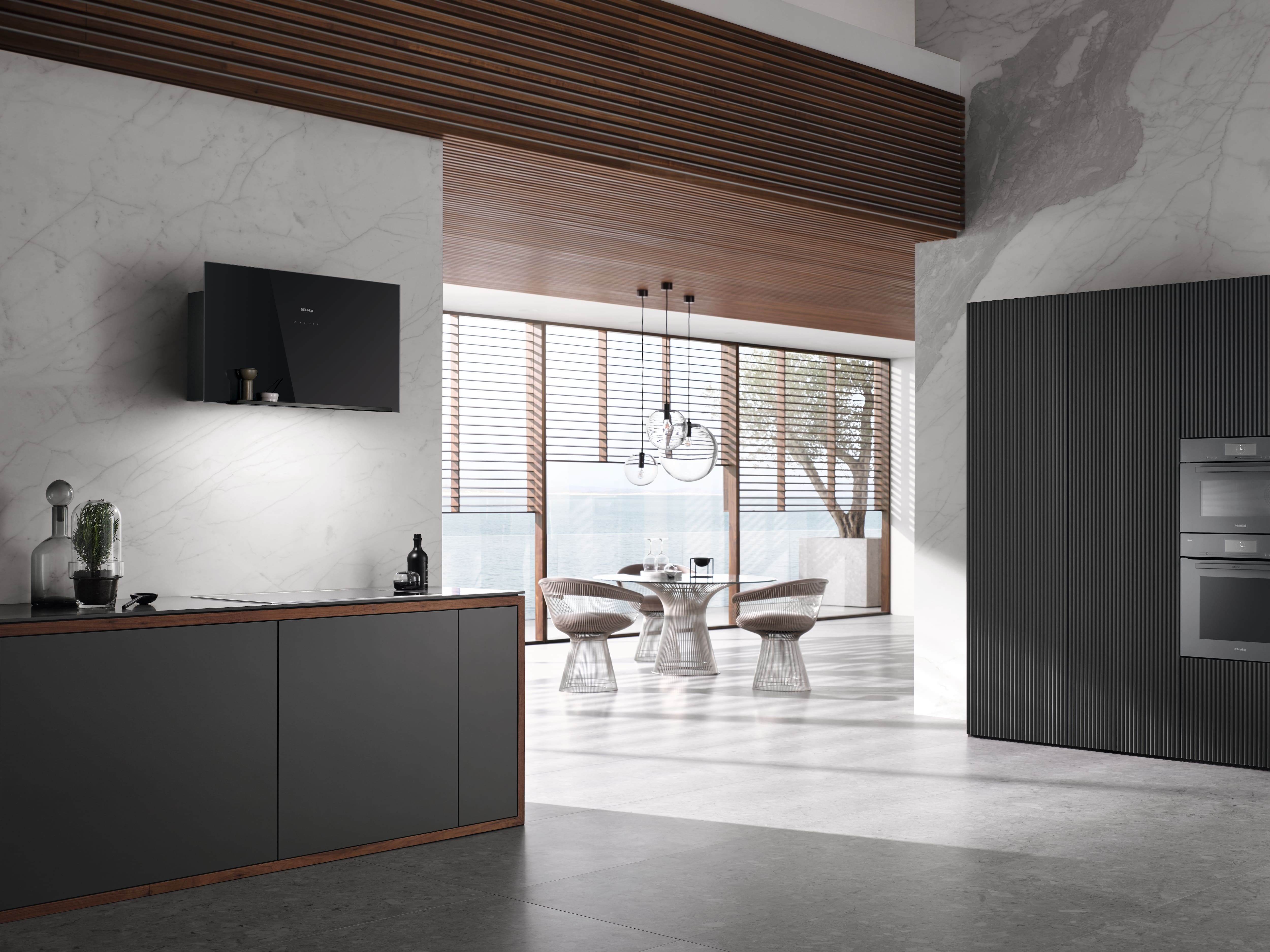 MIELE DA9092WOBSW hotte décorative - 70cm