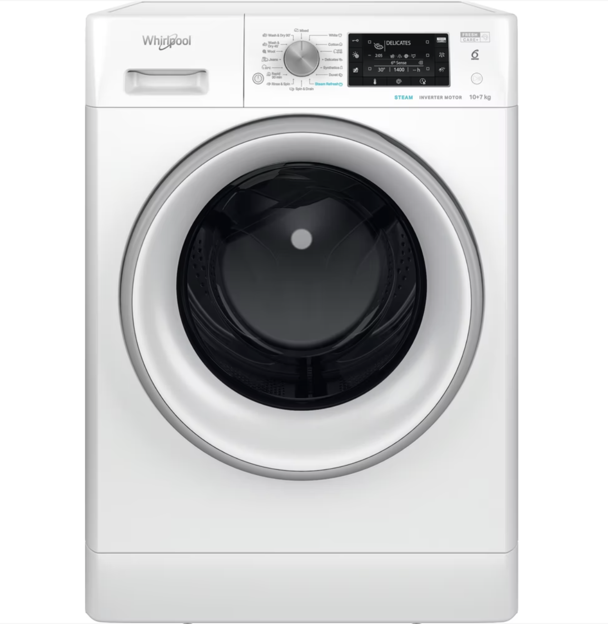WHIRLPOOL FFWDD1076258SVEE lave-linge séchant