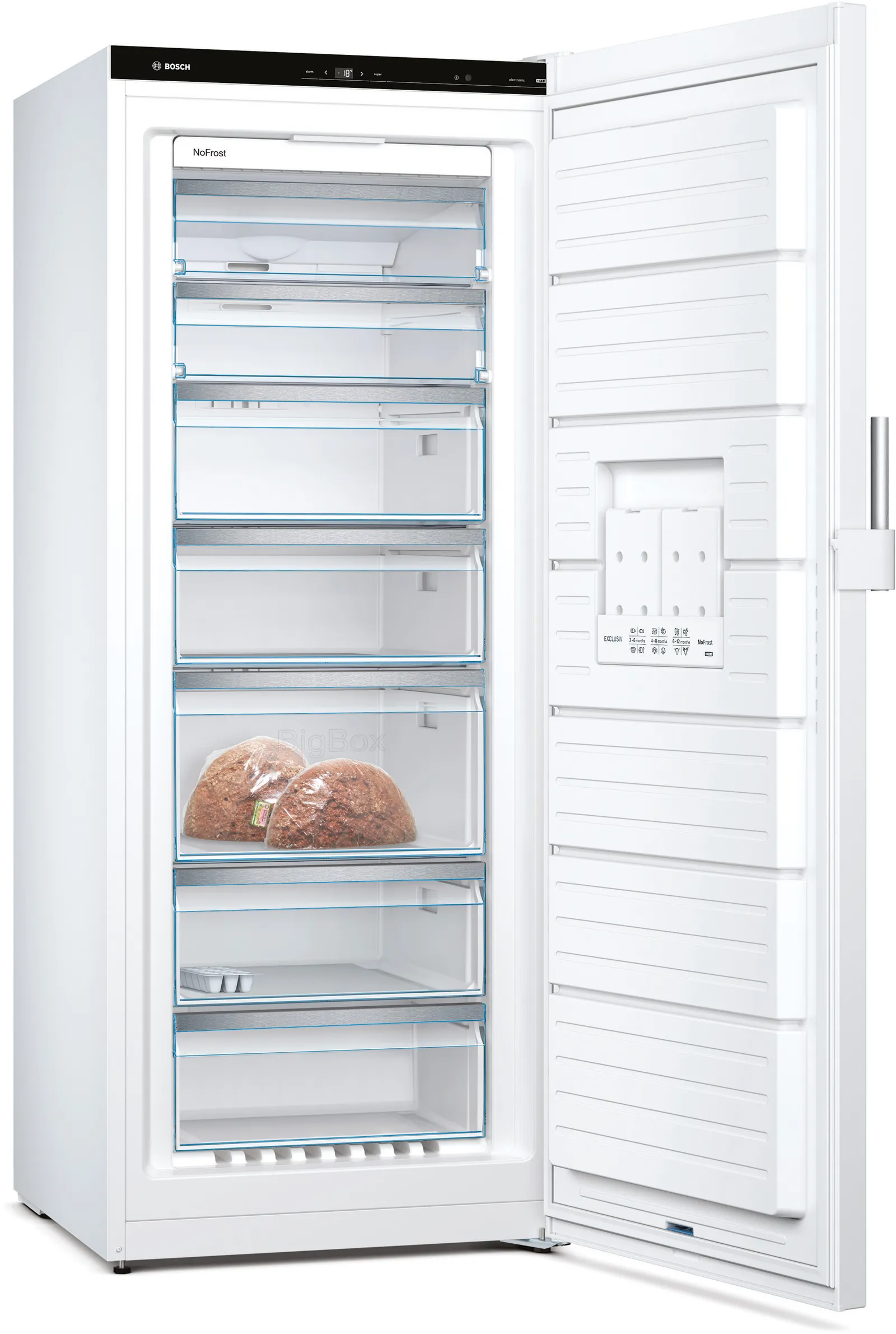 BOSCH GSN54EWCV SERIE 6 surgélateur pose-libre - 176cm