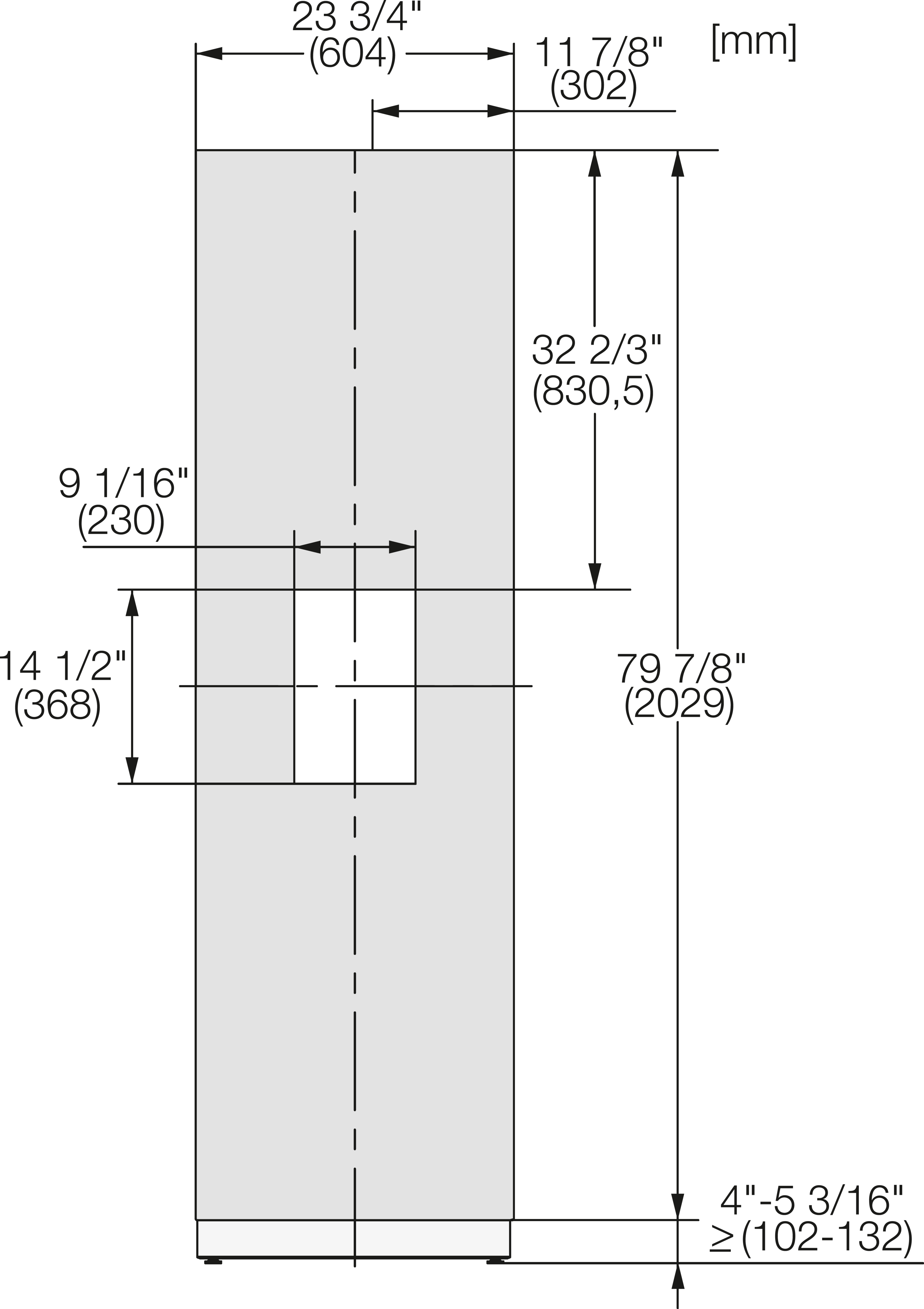 MIELE KFP2445EDT/CS MASTERCOOL panneau de porte