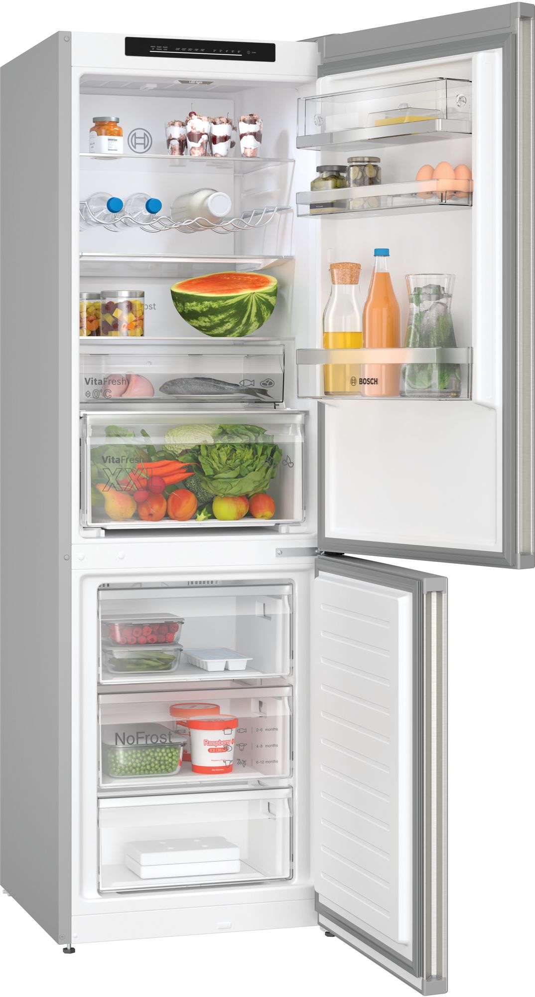 BOSCH KGN36EICF SERIE 4 combiné réfrigérateur-congélateur pose-libre - 186cm