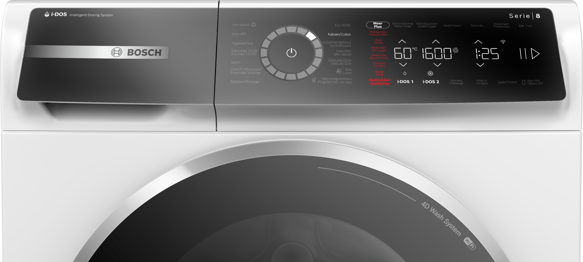 BOSCH WGB266AVFG Serie 8 8 Machine à laver 11 kg avec vapeur