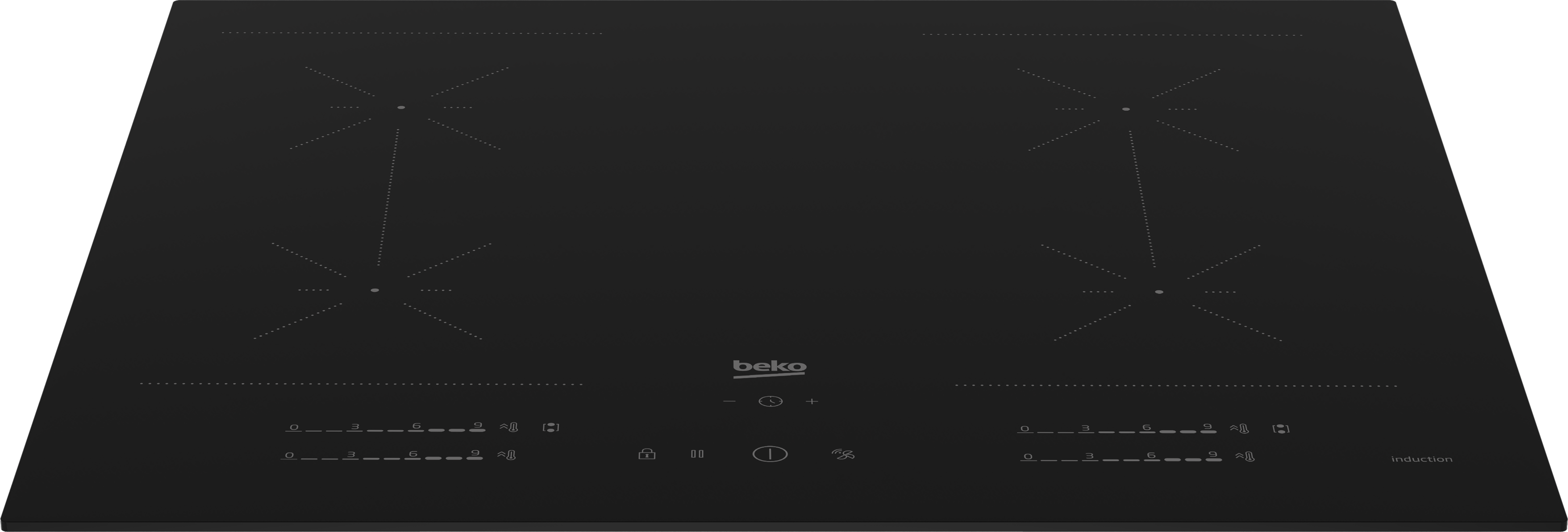 BEKO HII64720SUF2T table de cuisson à induction - 60cm