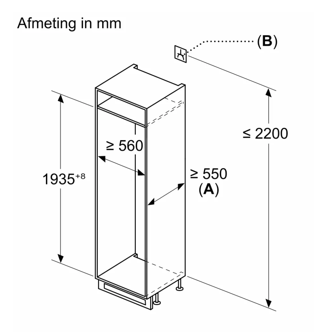 SIEMENS KI96NSFD0 IQ300 combiné réfrigérateur-congélateur - 194cm