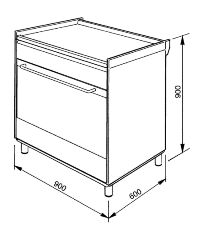 SMEG SCD90IMX9-1 cuisinière avec taque à induction - 90cm