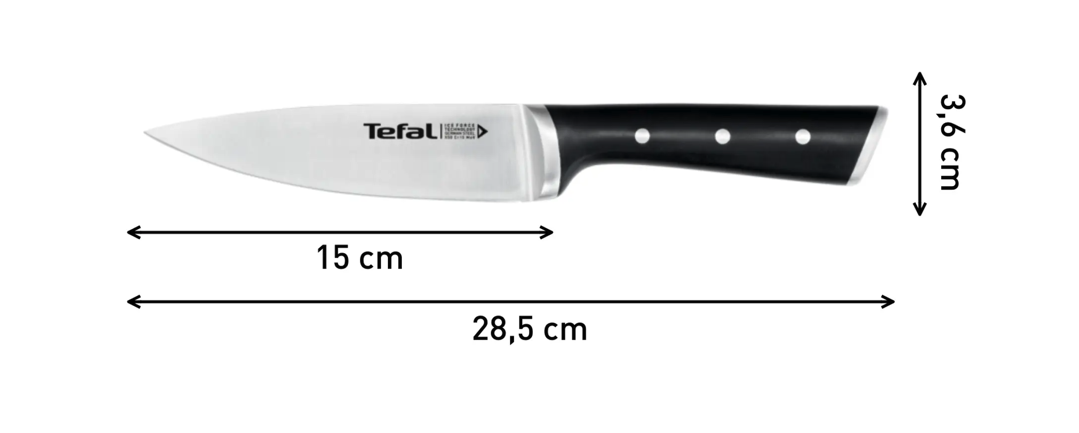 TEFAL K2320324 couteau à chef