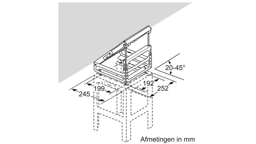 BOSCH DHZ1240 adapteur pour plafond incliné