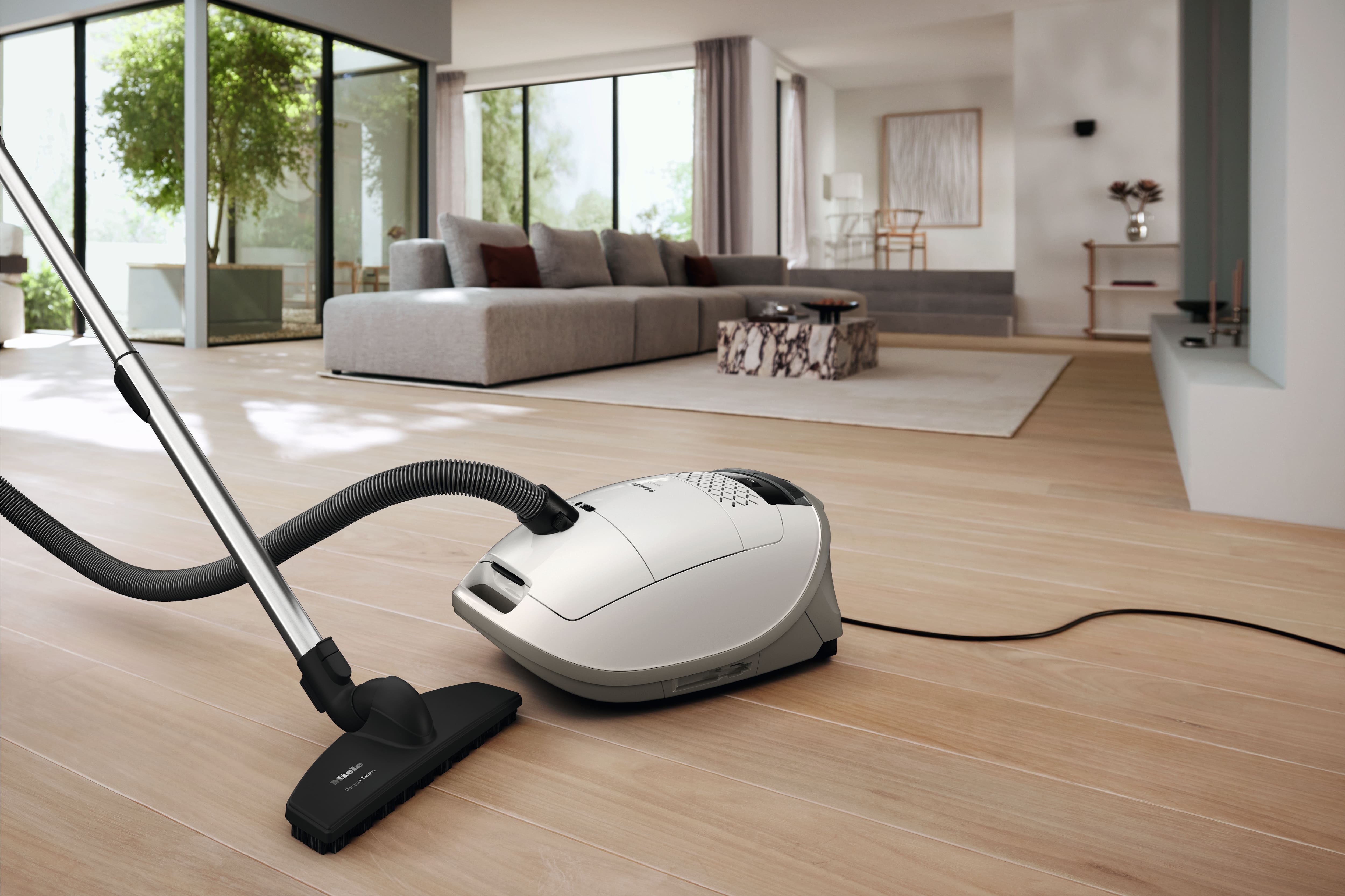 MIELE GUARDM1PARQUETFLEXBRILLIANTWHITECE GUARD GUARD Aspirateur traîneau blanc