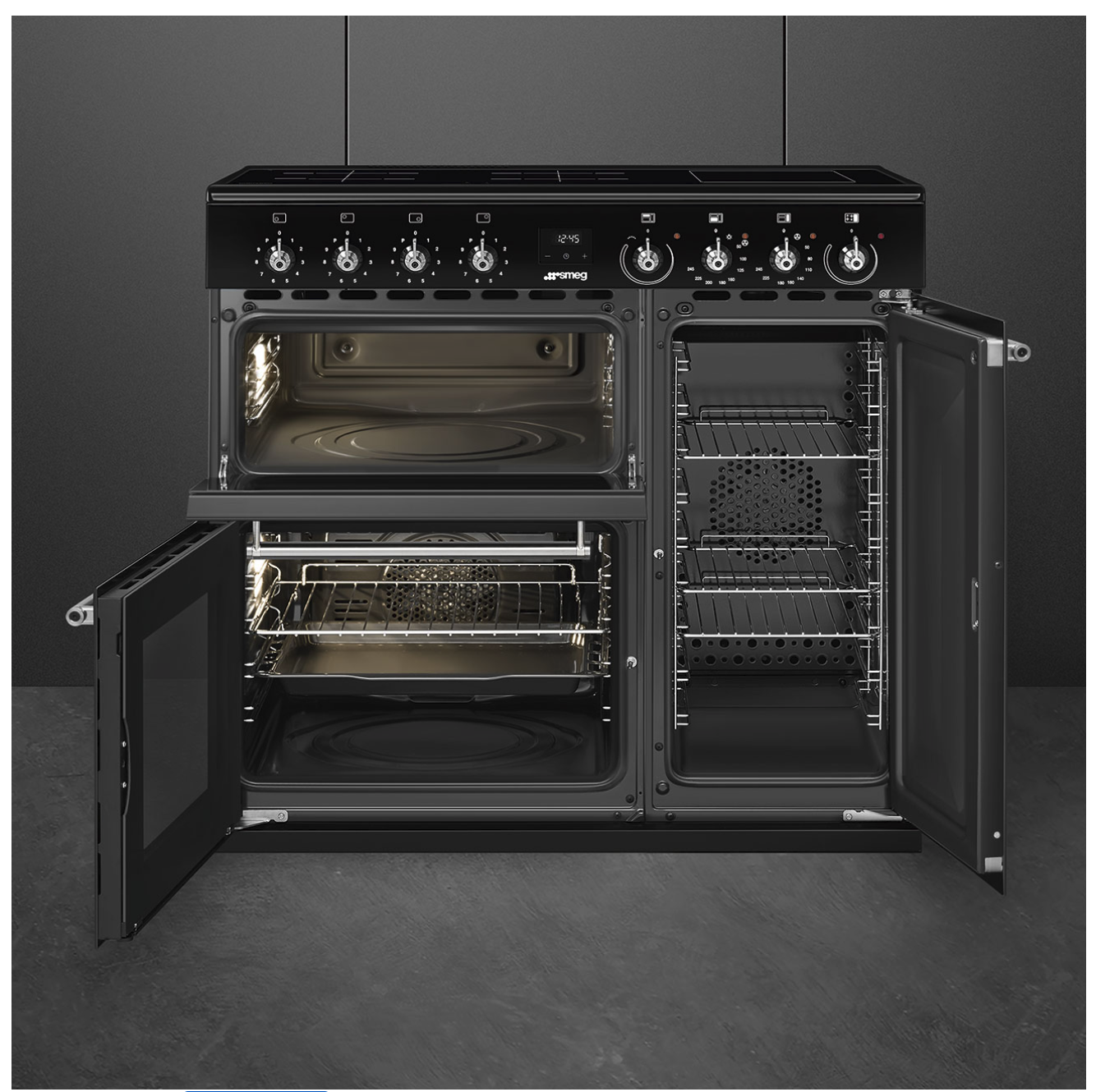 SMEG CX93IMBL cuisinière avec taque à induction - 90cm
