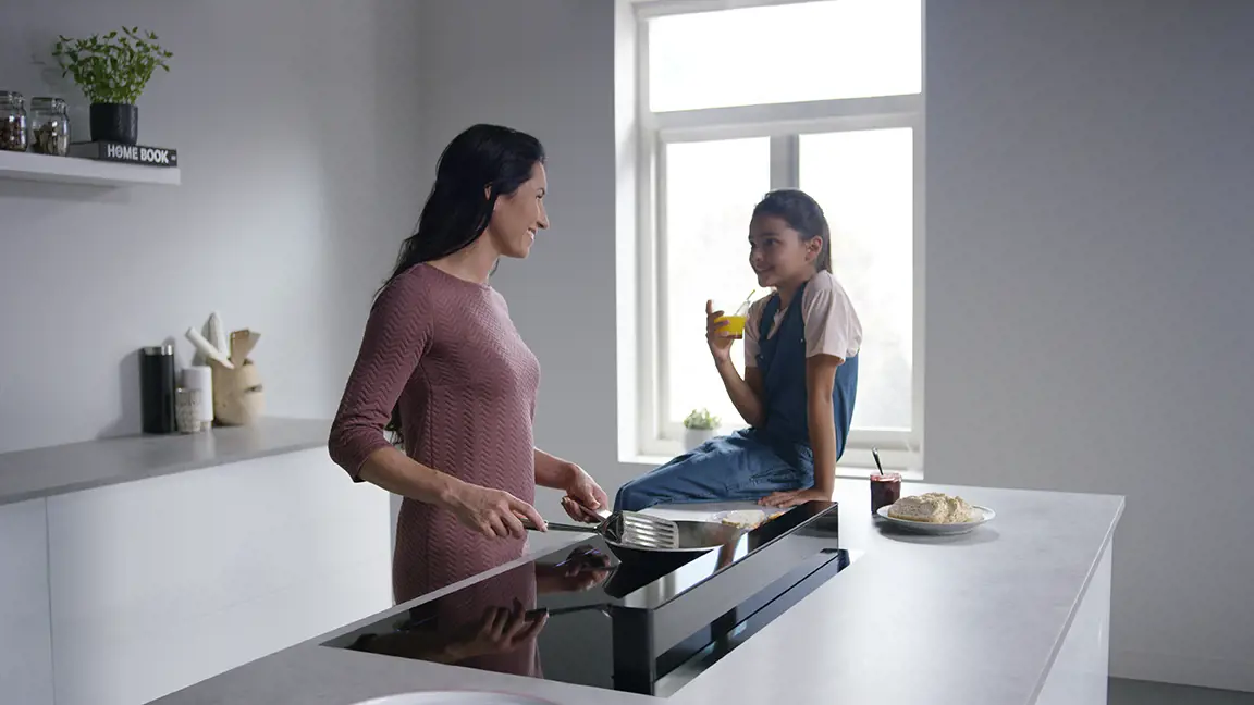 NOVY 1821 table de cuisson avec hotte integrée - 88cm