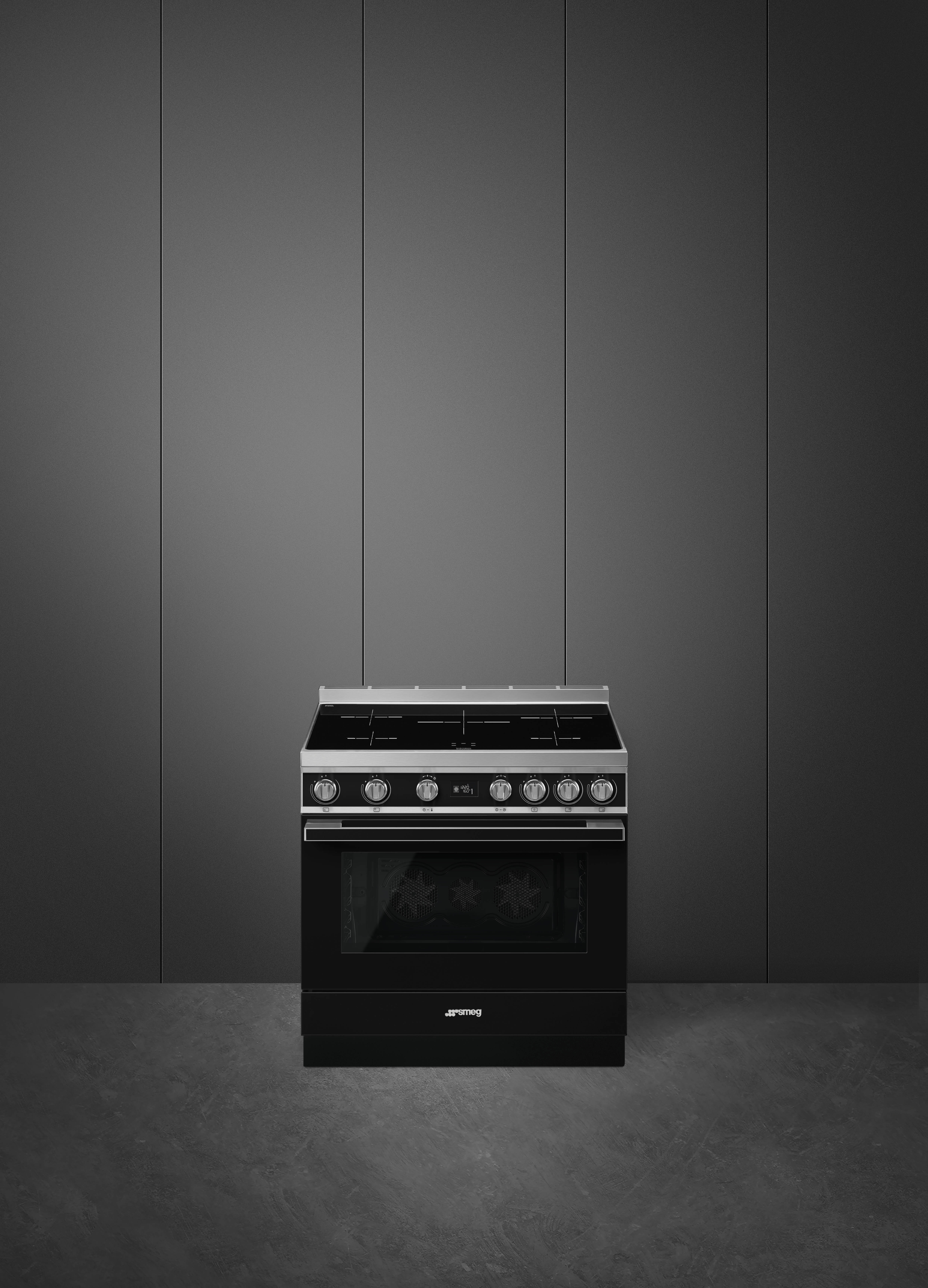 SMEG CPF9IPBL cuisinière avec taque à induction - 90cm
