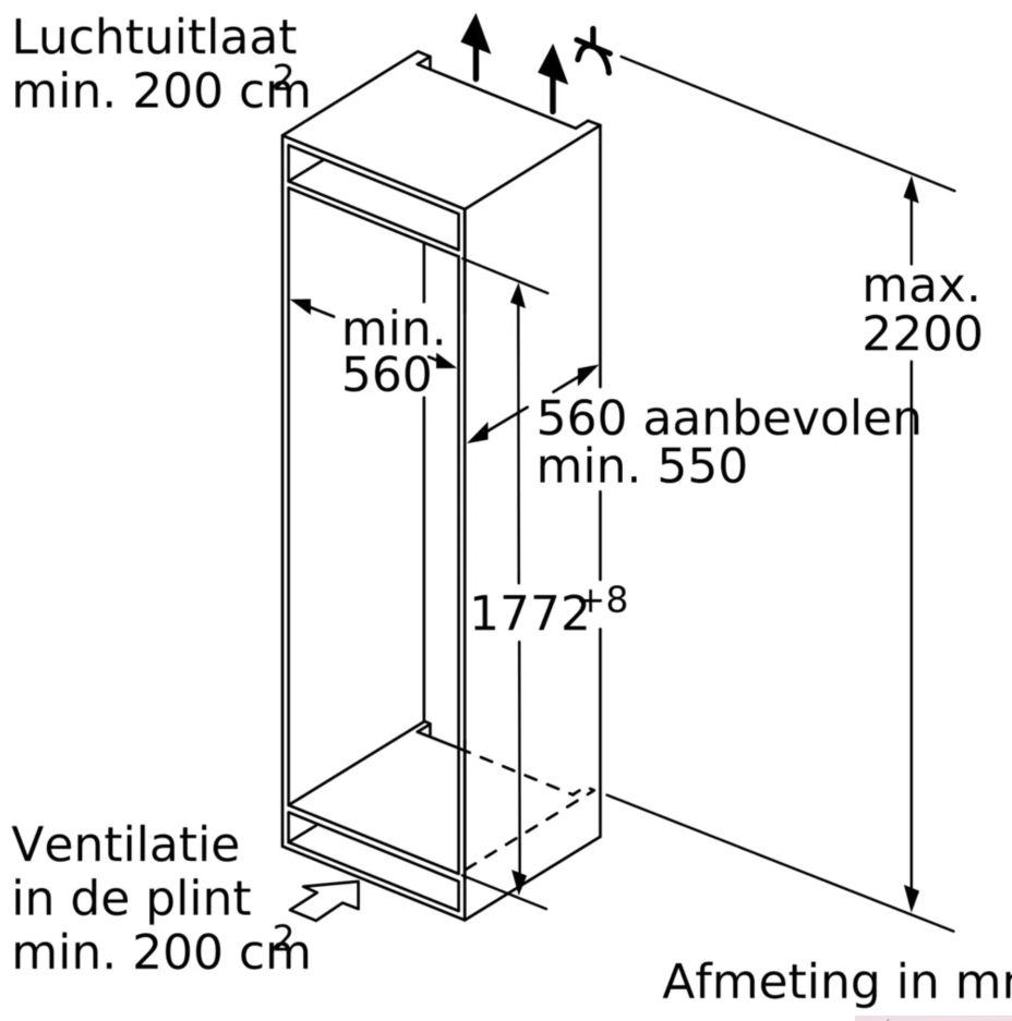 BOSCH GIN81HNE0 SERIE 8 congélateur encastrable - 178cm
