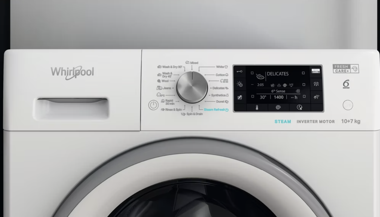 WHIRLPOOL FFWDD1076258SVEE lave-linge séchant