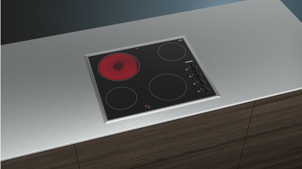 SIEMENS ET645CEA1E IQ100 table de cuisson vitrocéramique - 60cm