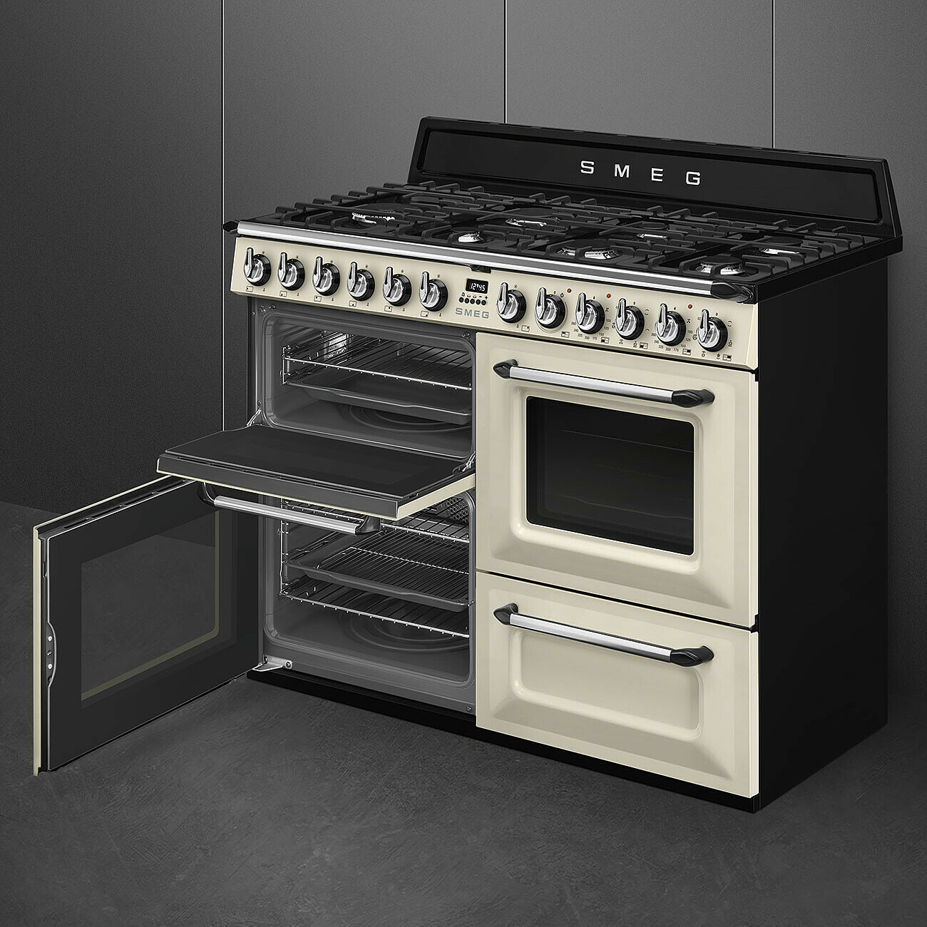 SMEG TR4110P1 cuisinière avec taque à gaz - 110cm