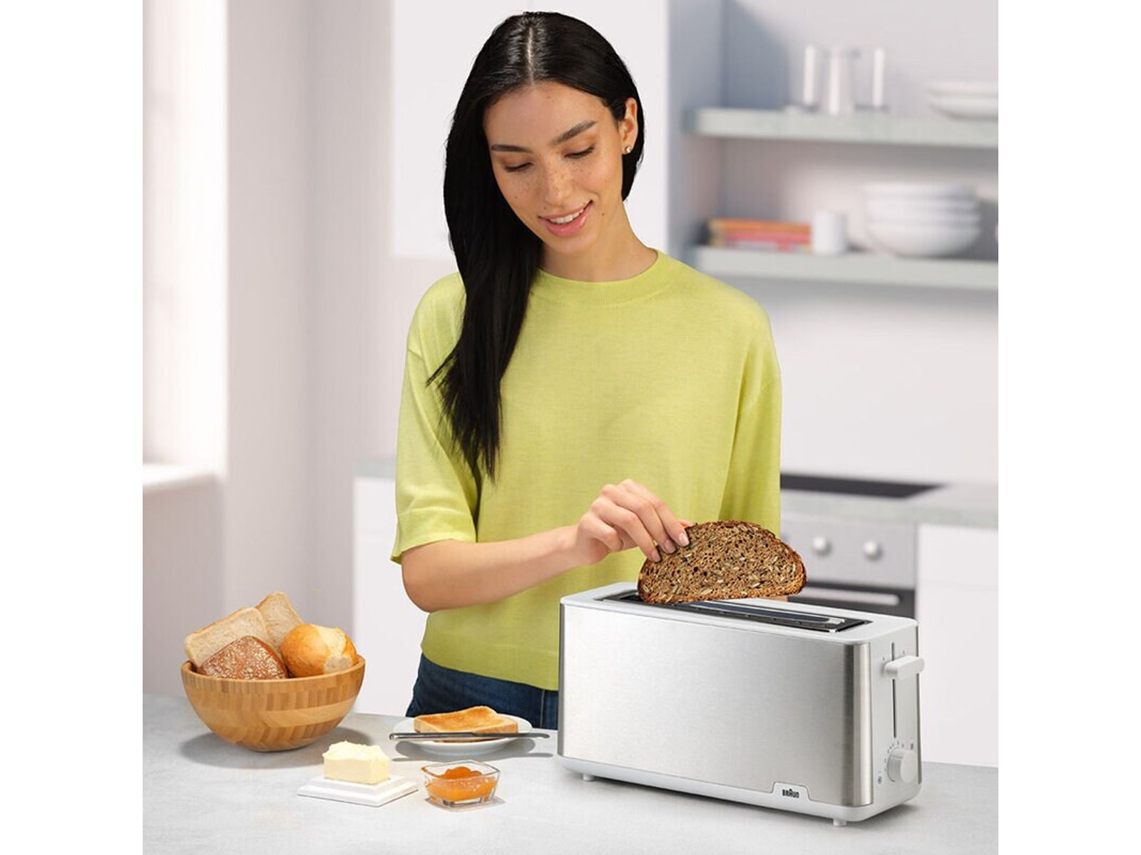 BRAUN (DELONGHI) BHHT1610WH grille-pain