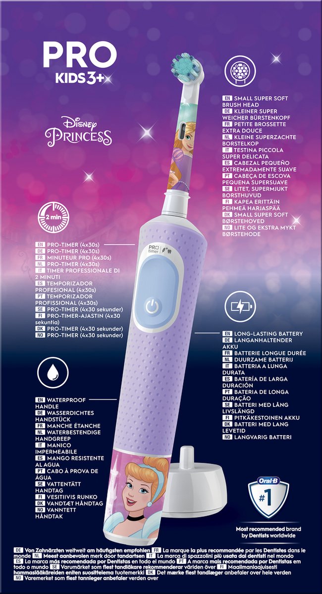 ORAL B OBKIDSPRINCESS brosse à dents électrique