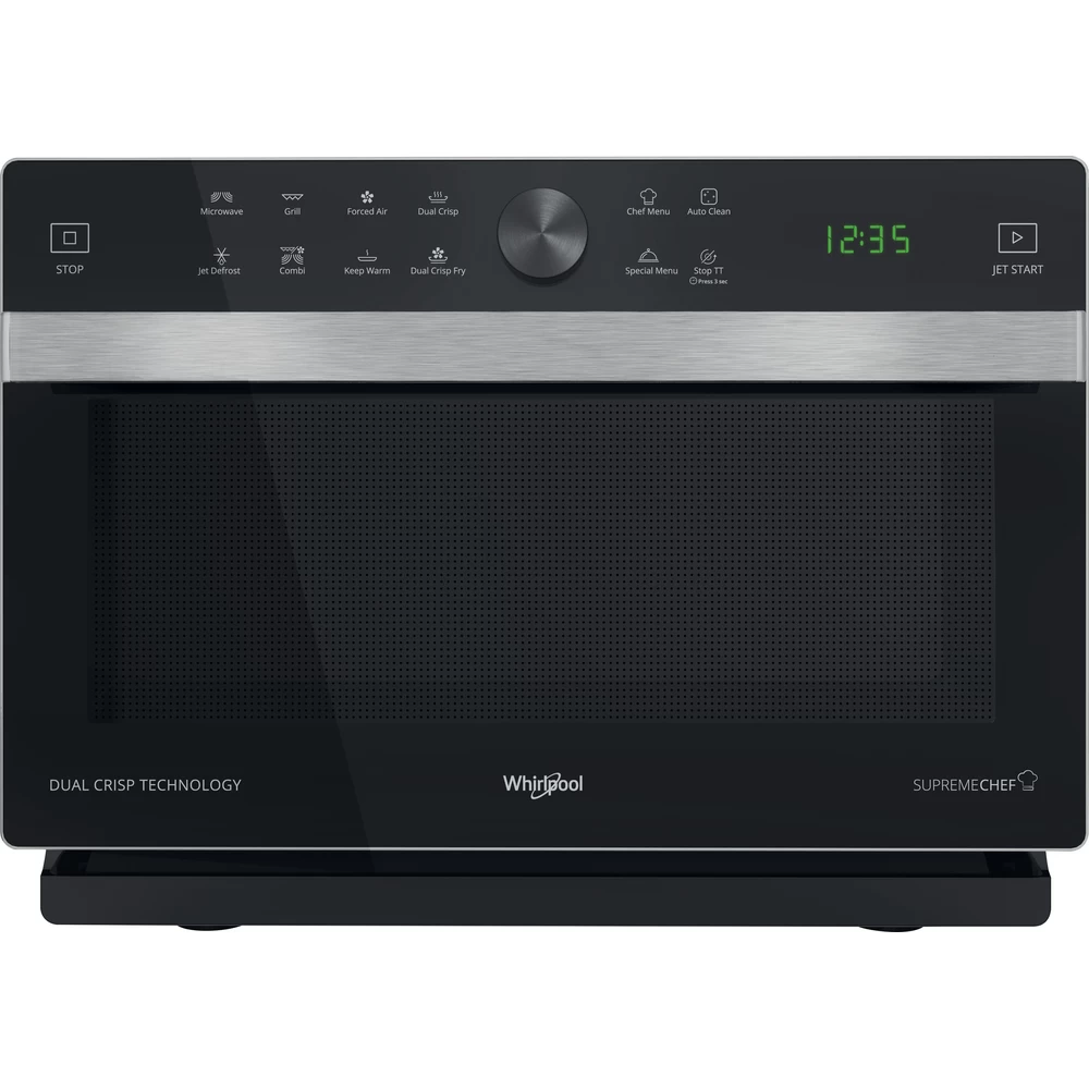 WHIRLPOOL WHMWSC833SB four à micro-ondes avec grill pose-libre - 37cm