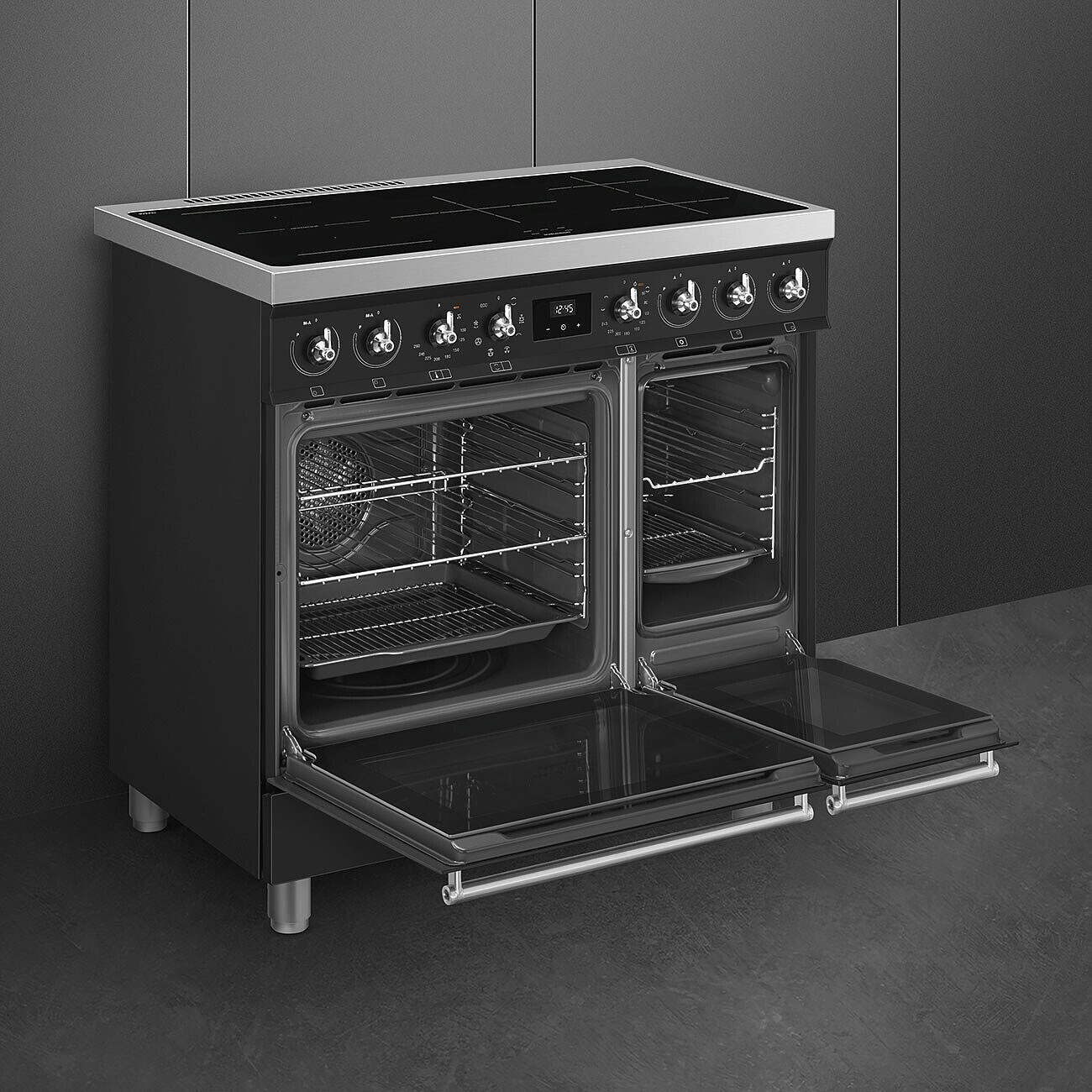 SMEG C92IMMB2 cuisinière avec taque à induction - 90cm