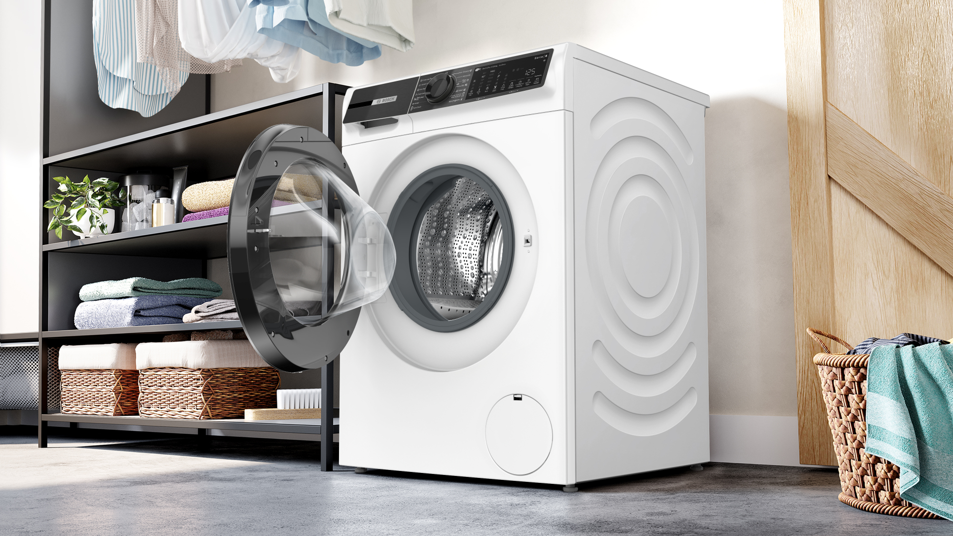 BOSCH WNG25401BY lave-linge séchant