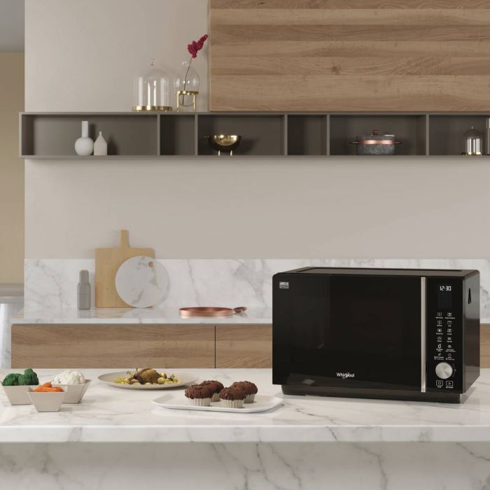 WHIRLPOOL MWSC9133SB four a micro-ondes pose-libre - combi - 37cm