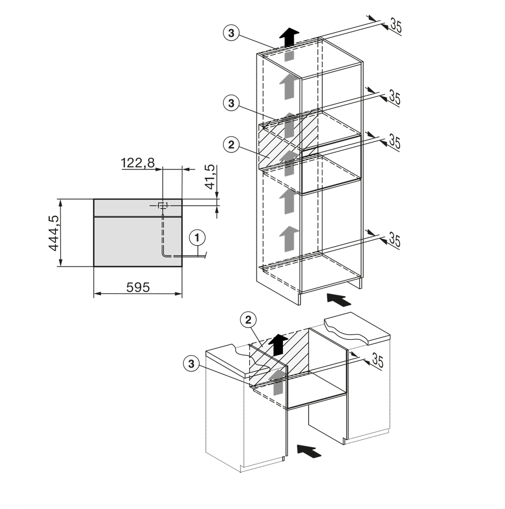 MIELE DG7240OBSW VITROLINE four à vapeur - 45cm