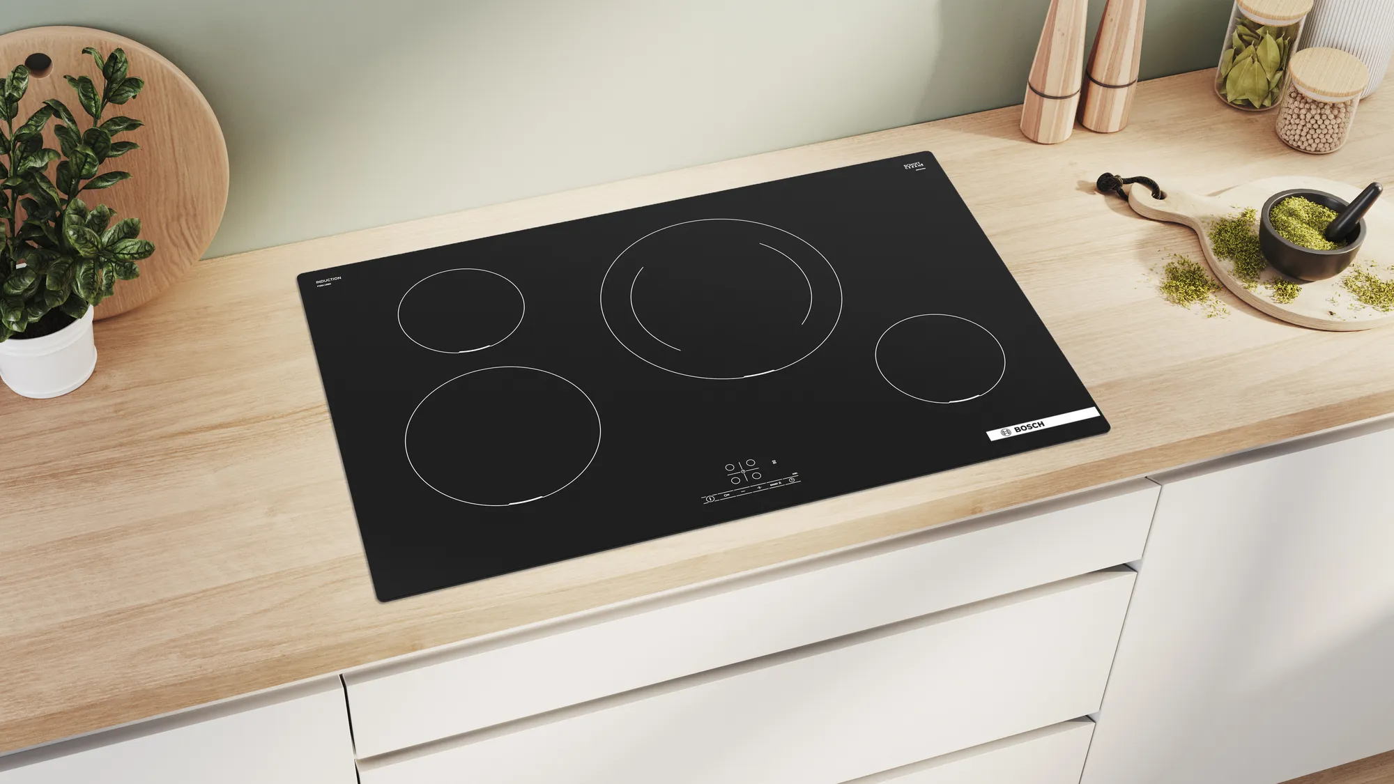 BOSCH PIE811BB5E SERIE 2 table de cuisson à induction - 80cm