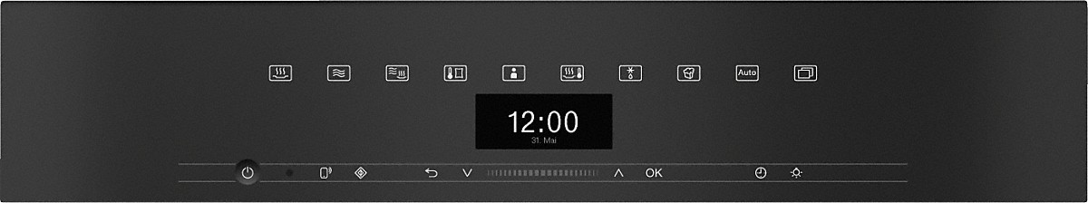 MIELE DGM7440OBSW VITROLINE four à vapeur - combi - 45cm
