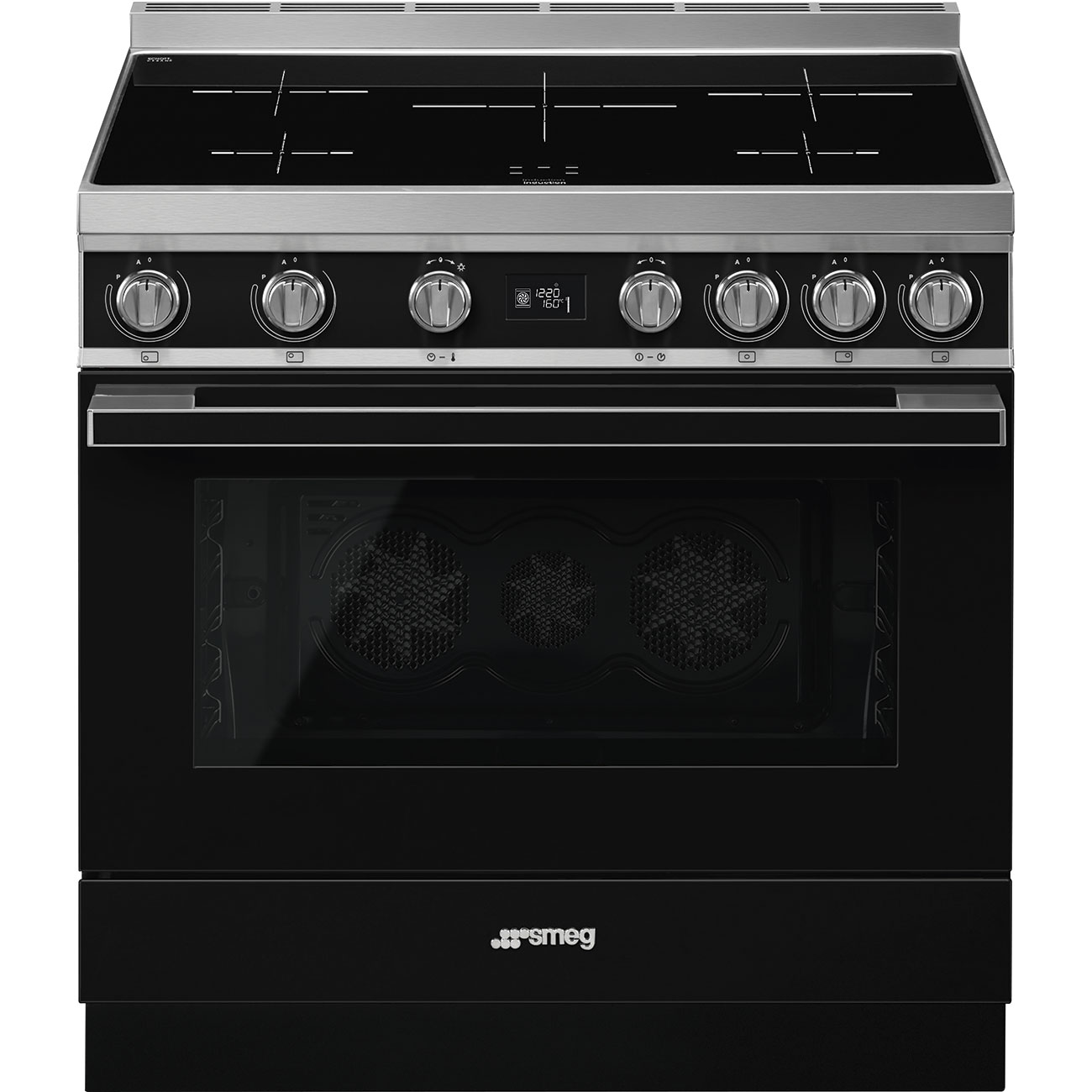 SMEG CPF9IPBL cuisinière avec taque à induction - 90cm