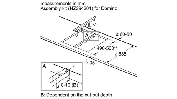 SIEMENS HZ394301 set de montage