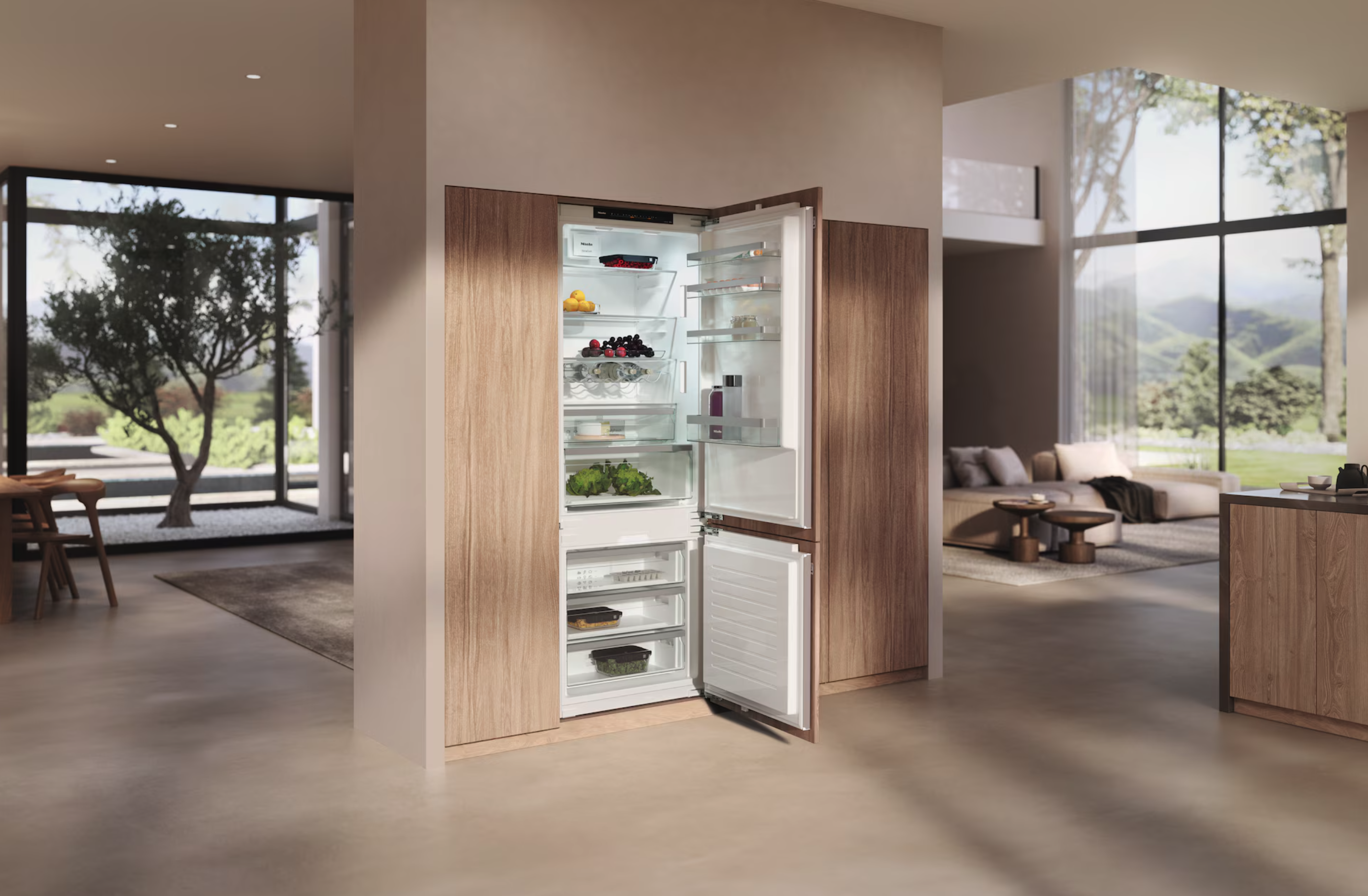 MIELE KFN7934DRE combiné réfrigérateur-congélateur - 194cm