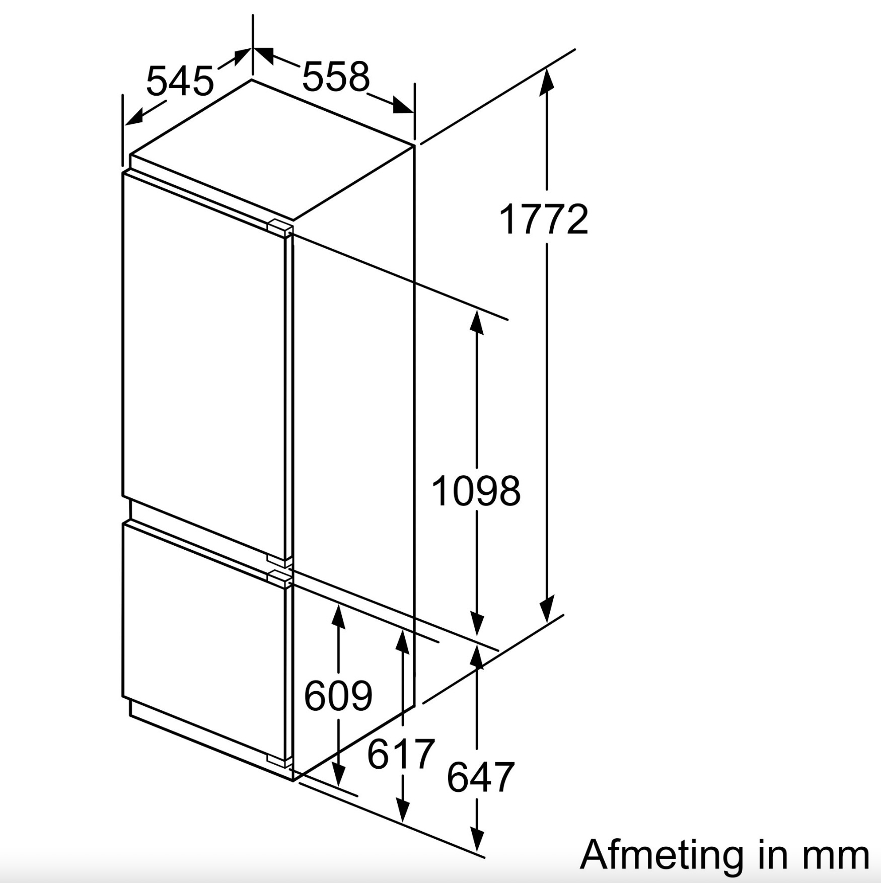 BOSCH KIS87AFE0 SERIE 6 combiné réfrigérateur-congélateur - 178cm