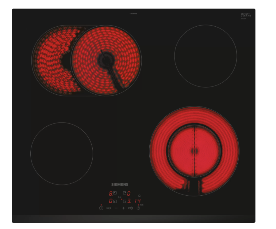 SIEMENS ET631BNB1E IQ300 table de cuisson vitrocéramique - 60cm