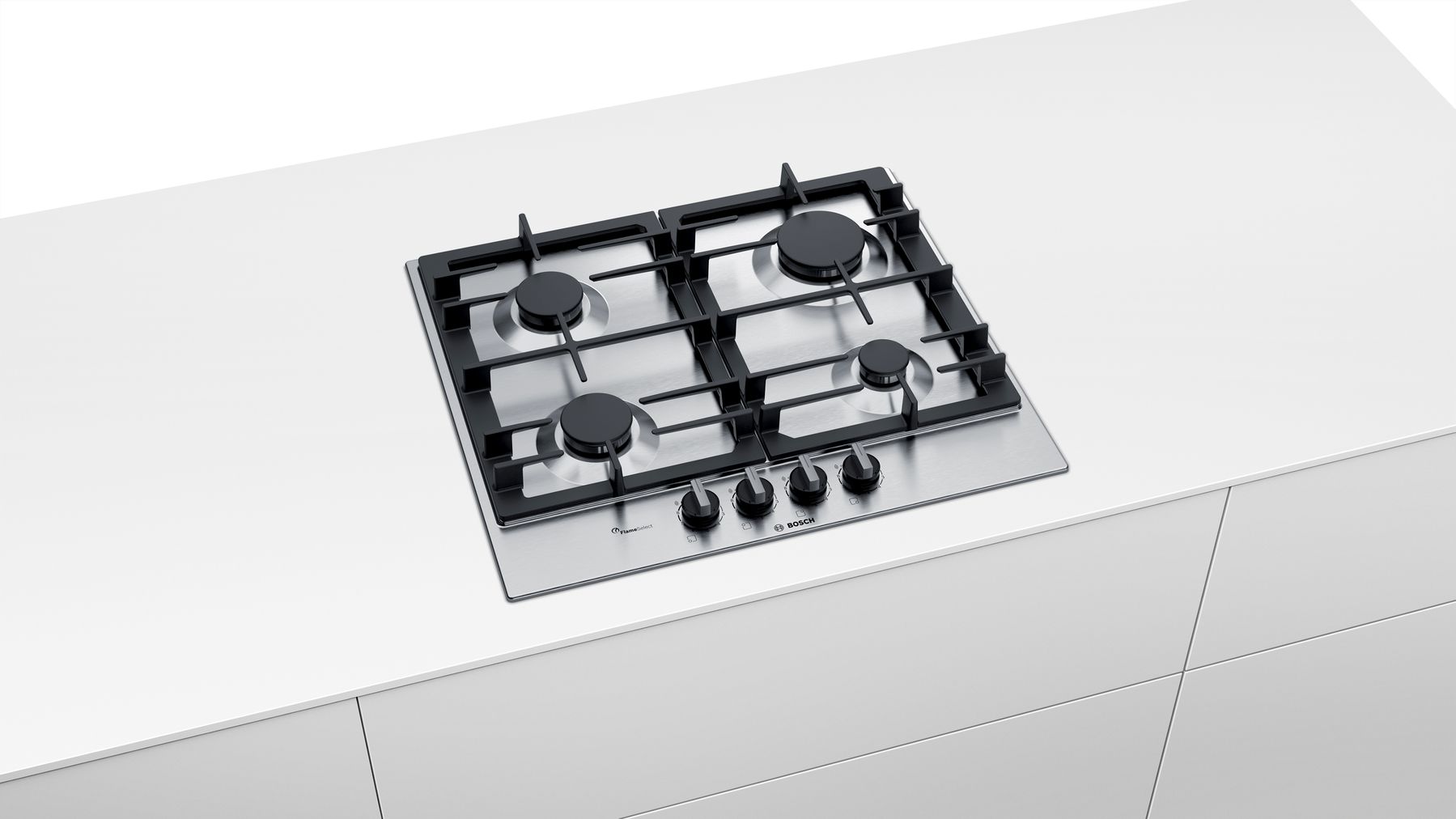 BOSCH PCP6A5B90 SERIE 6 table de cuisson au gaz - 60cm