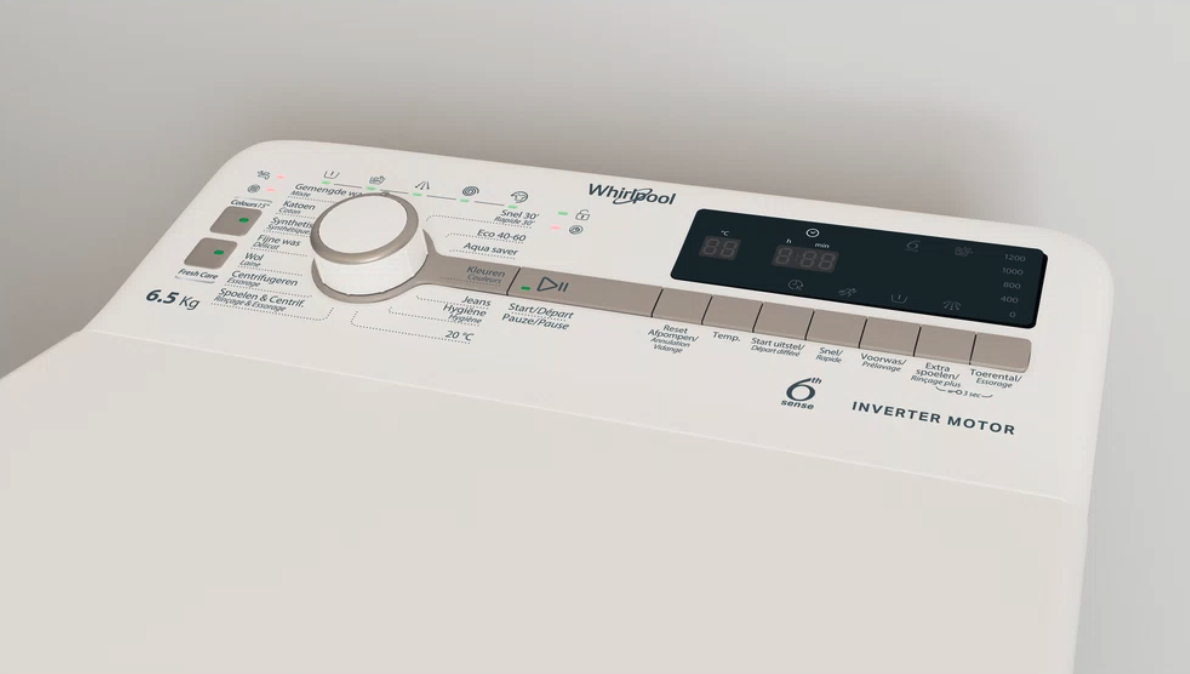 WHIRLPOOL TDLR65241BSBE lave-linge top